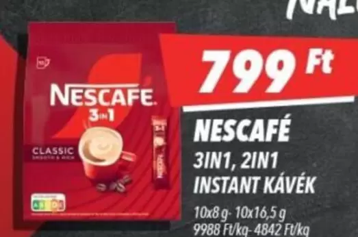 3IN1, 2IN1 INSTANT KÁVÉK