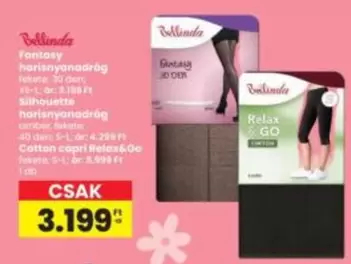 Capri - Fontosy harisnyonodróg, Silhouette harisnyanodróg, Cotton capri Relax&Go