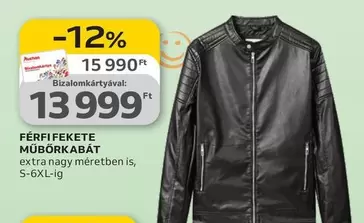 FÉRFI FEKETE MÜBÖRKABÁT