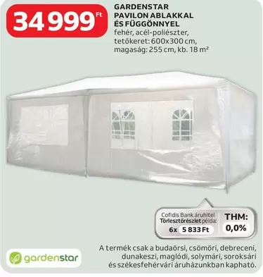 Pavilon - PAVILON ABLAKKAL ÉS FÜGGÖNNYEL