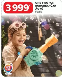 ONE TWO FUN buborékfújó ágyú