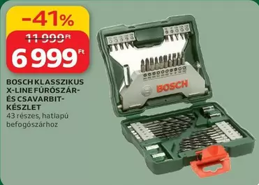 Bosch - KLASSZIKUS X-LINE FÚRÓSZÁR- ÉS CSAVARBIT-KÉSZLET