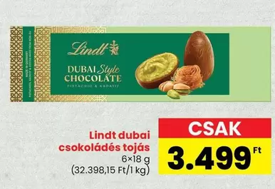 dubai csokoládés tojás