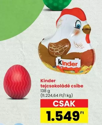 Kinder - tejcsokoládé csibe