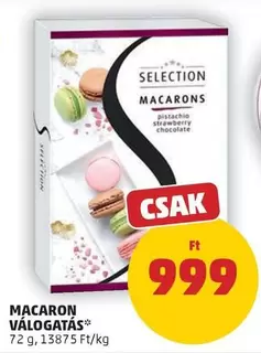MACARON VÁLOGATÁS