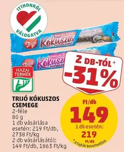 KÓKUSZOS CSEMEGE