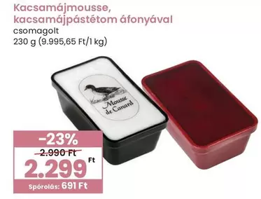 Kacsamájmousse, kacsamájpástétom áfonyával