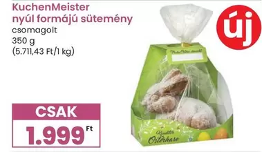 nyúl formájú sütemény