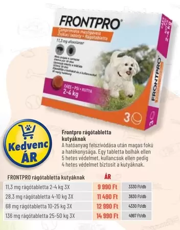 rágótabletta kutyáknak