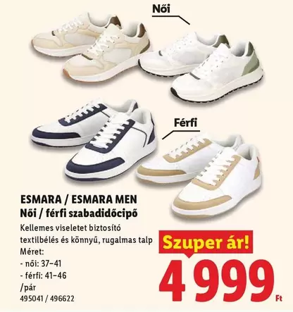 Női / férfi szabadidőcipő