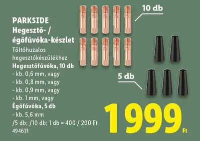 Hegesztő-/égőfúvóka-készlet