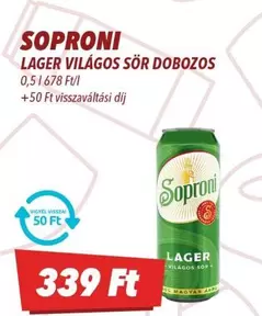 LAGER VILÁGOS SÖR DOBOZOS
