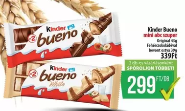 Kinder - Bueno mini abc szuper