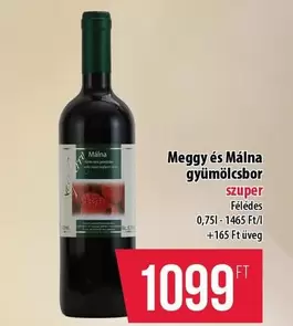 Meggy és Málna gyümölcsbor