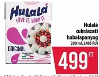 cukrászati habalapanyag