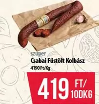Csabai Füstölt Kolbász