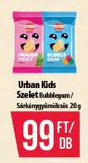 Szelet Bubblegum/Sárkánygyümölcsös