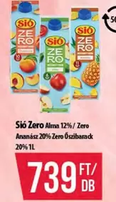 Zero Alma 12%/Zero Ananász 20% Zero Őszibarack
