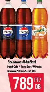 Pepsi Cola / Pepsi Zero/Mirinda Narancs