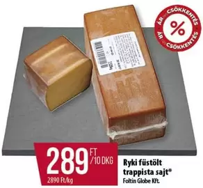 Ryki füstölt trappista sajt