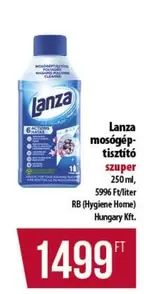 mosógép-tisztító