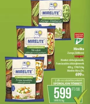 Zsenge Zöldborsó, Mexikói, Francia saláta