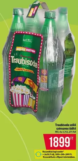 Traubisoda szénsavas üdítő