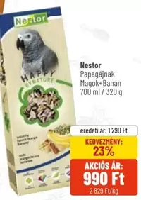 Papagájnak Magok+Banán