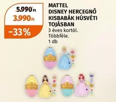 Disney - DISNEY HERCEGNŐ KISBABÁK HÚSVÉTI TOJÁSBAN
