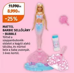 Barbie - BARBIE SELLŐLÁNY - BUBBLE