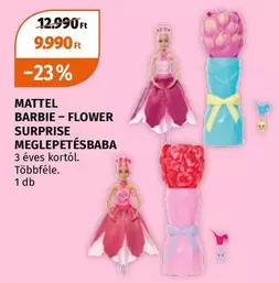 Barbie - BARBIE - FLOWER SURPRISE MEGLEPETÉSBABA
