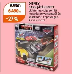Disney - CARS JÁTÉKSZETT Lightning McQueen