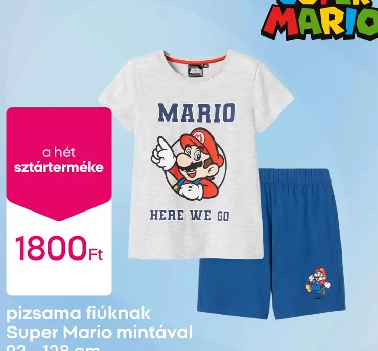 Super Mario - Pizsama szett