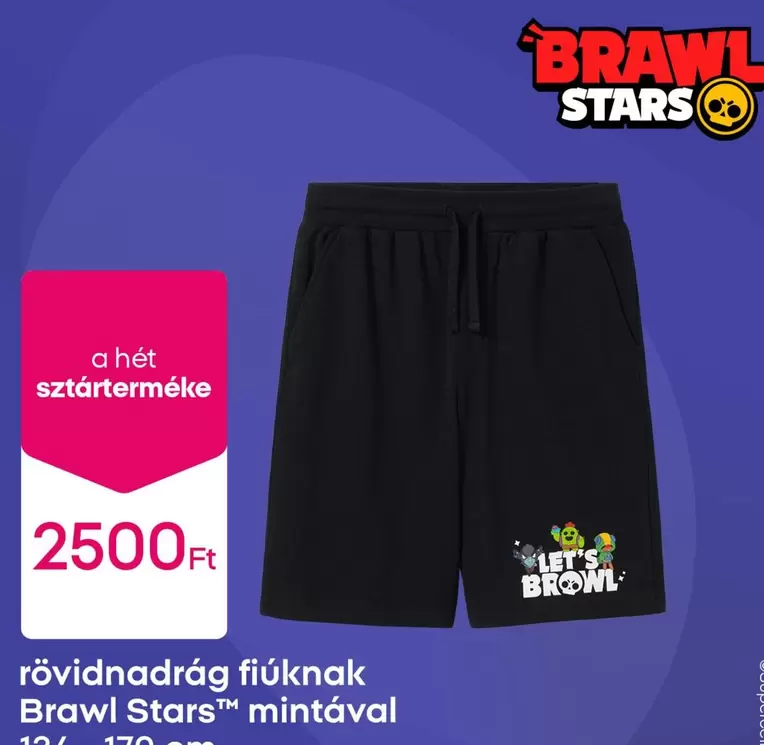 rövidnadrág fiúknak Brawl Stars™ mintával