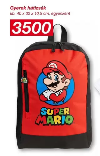 Super Mario - Gyerek hátizsák