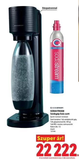 Sodastream - SodaStream "Szódagép" "Gula" szett