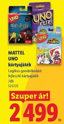 Harry Potter - UNO kártyajáték /db 520225