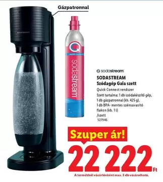 Sodastream - Szódagép Gaia szett
