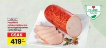 Paprikás csirkemellsonka