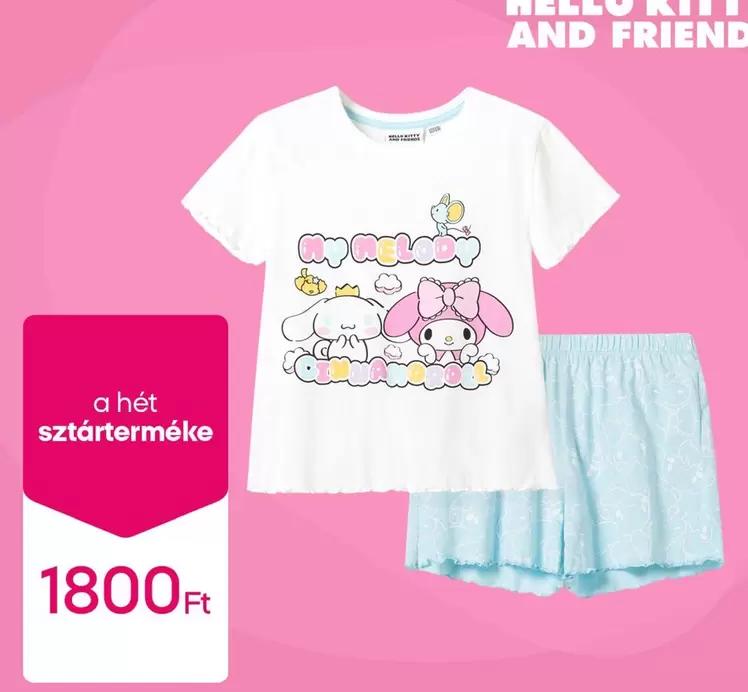 Hello Kitty - and Friend Pajama Set