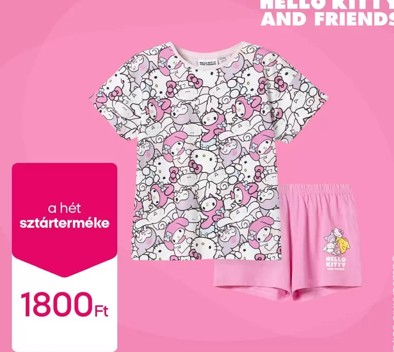 Hello Kitty - and Friends Pajama Set