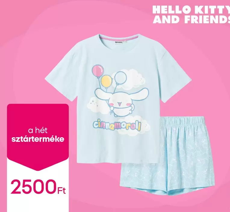 Hello Kitty - Cinnamoroll Pajamas