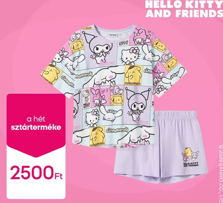 Hello Kitty - and Friends T-shirt and Shorts Set