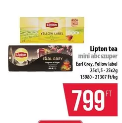 Yellow Label, Earl Grey