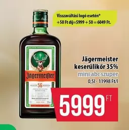 keserűlikőr mini abczuper