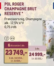 CHAMPAGNE BRUT RESERVE