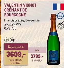 VALENTIN VIGNOT CRÉMANT DE BOURGOGNE