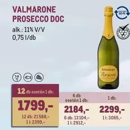 Prosecco - VALMARONE PROSECCO DOC