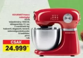 tálas mixer robogép (GOURMETmaxx?)