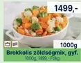 Brokkolis zöldségmix, gyf.